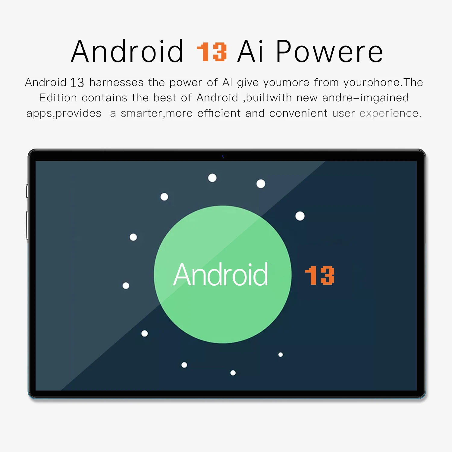 نظام أندرويد 13 جديد 10.1 بوصة، 6 جيجابايت + 128 جيجابايت، ثماني النواة، وضع الاستعداد المزدوج للبطاقة 4G LTE، بطارية 6000 مللي أمبير في الساعة، بلوتوث من النوع C #3