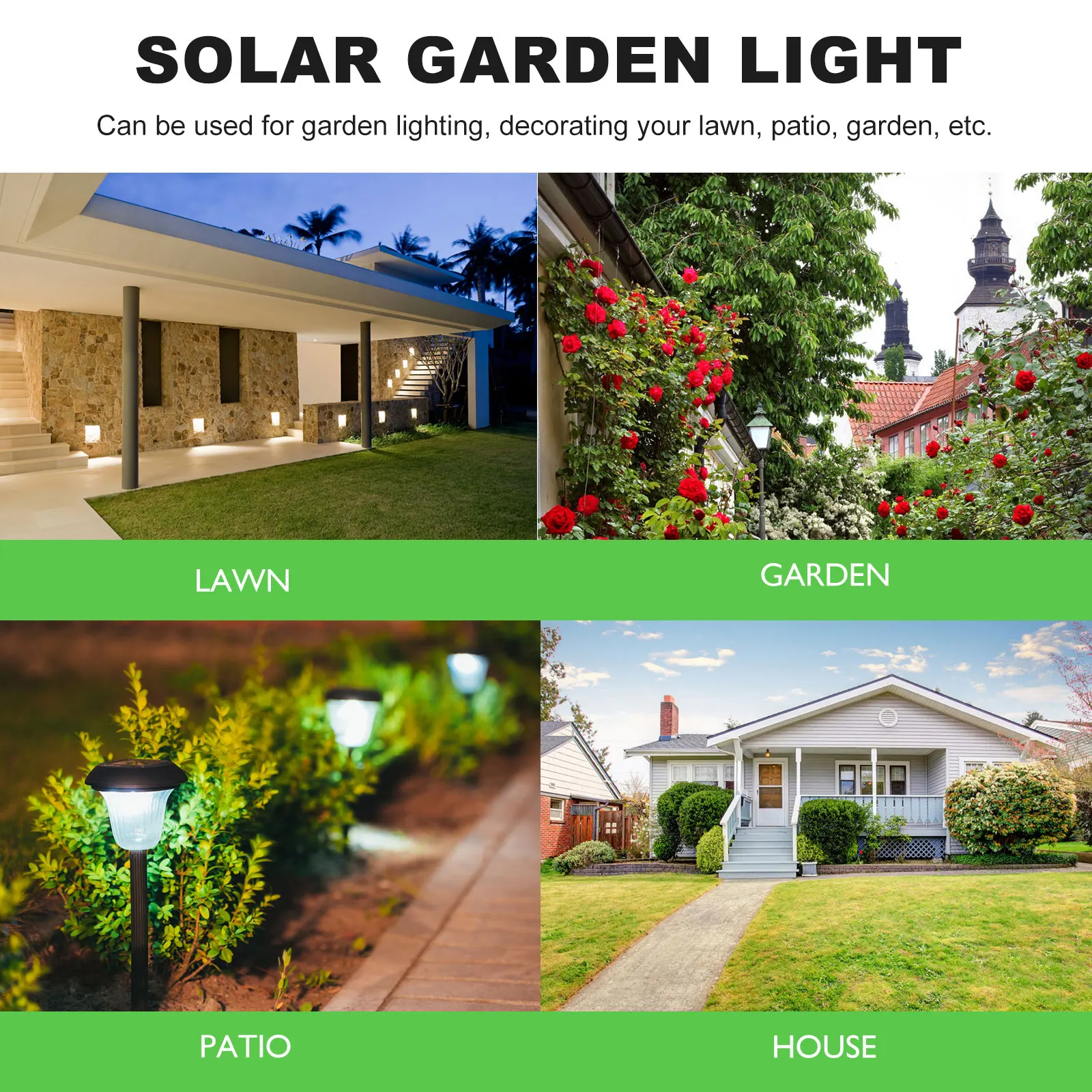 

Solar Candy Lawn Lamp Outdoor Decorative Light Lollipop Style Garden Lights Ground Insert LED Landscaping Illumination