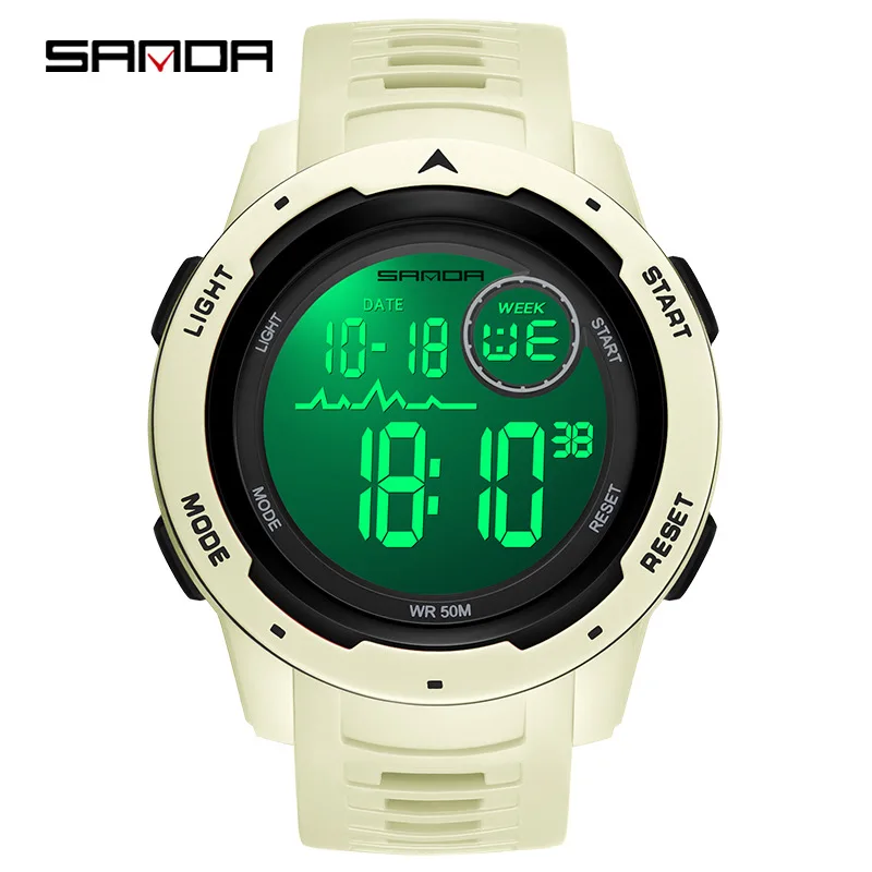 ANDA2125 Luxury Brand Multi functional Luminous LED Digital Watch Sport 50m Waterproof Watch Men's Junior Electronic Watch
