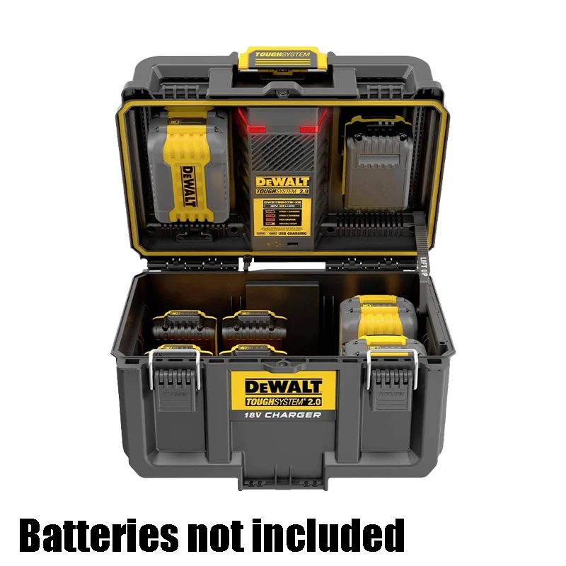 DEWALT DWST83471 TOUGHSYSTEM 2.0 CHARGER BOX 18V/FLEXVOLT Battery Pack Hard Shell Dustproof Waterproof Rechargeable Box