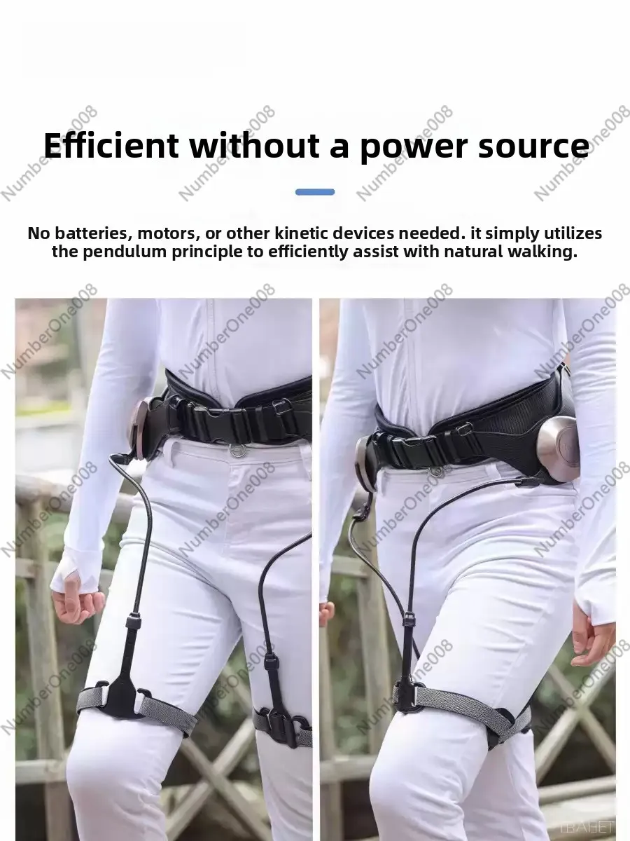 Elderly Walking Auxiliary Equipment, Leg Exoskeleton Mountaineering Power Assist Lift Walking Robot