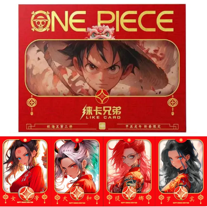 

New One Piece Card Unparalleled National Quintessence Special Edition Collection Card New Year Red Envelope Card Kids Toys Gifts