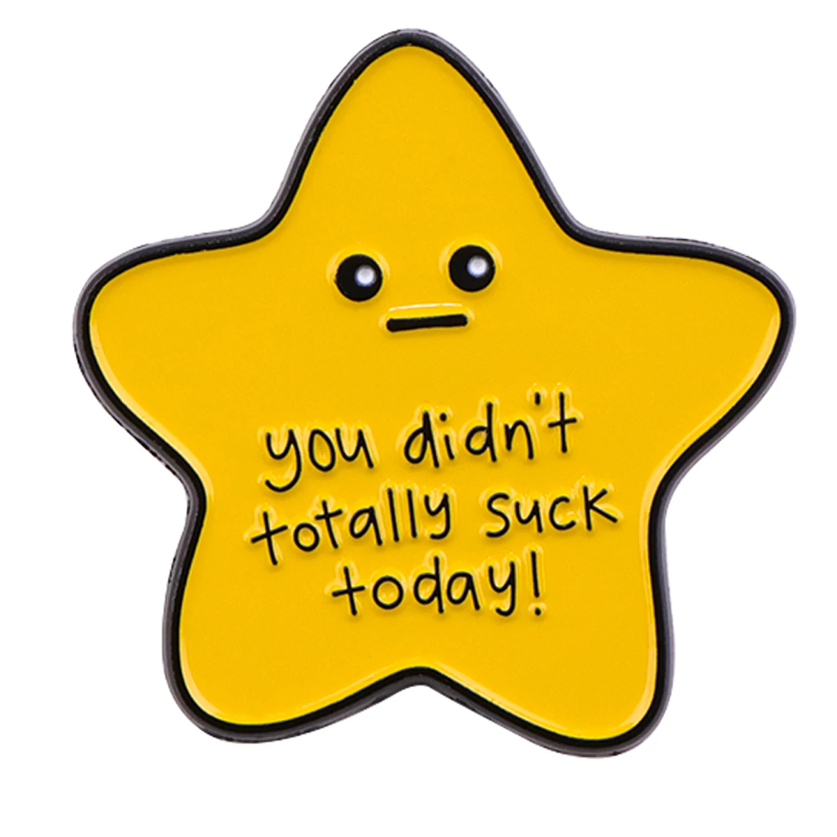 Inspirational Words Enamel Pins Star Brooches Badge Lapel Pin For Backpack Clothes Accessories Fashion Jewelry Birthday Gifts