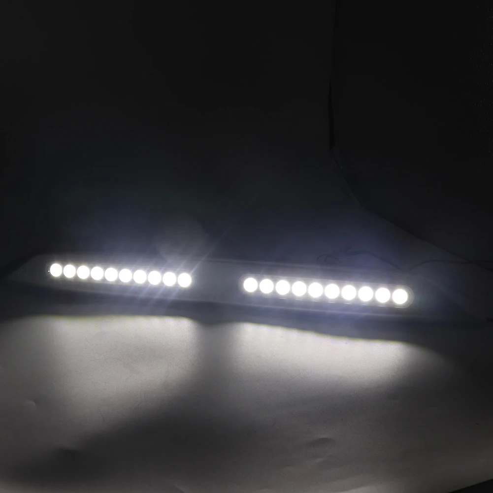 12V 6W Camper Awning RV LED Light Bar Camper LED Porch Light 700LM LED Camper Trailer Awning Light for Yacht Marine Boat Trailer