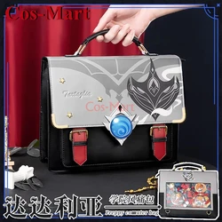 Cos-Mart Game Genshin Impact Tartaglia Bag Cosplay Theme Impression Pack Daily Preppy Commuter Backpack Fashion Messenger Bag