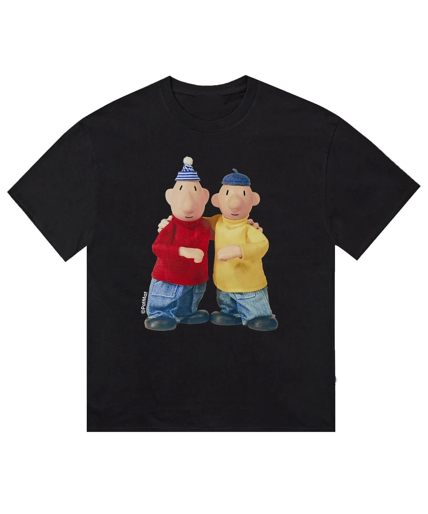 

Trend Short Sleeve Anime Character Printed Pattern T-shirt Round Neck Men Women's Casual Street Wear Popular Fashion