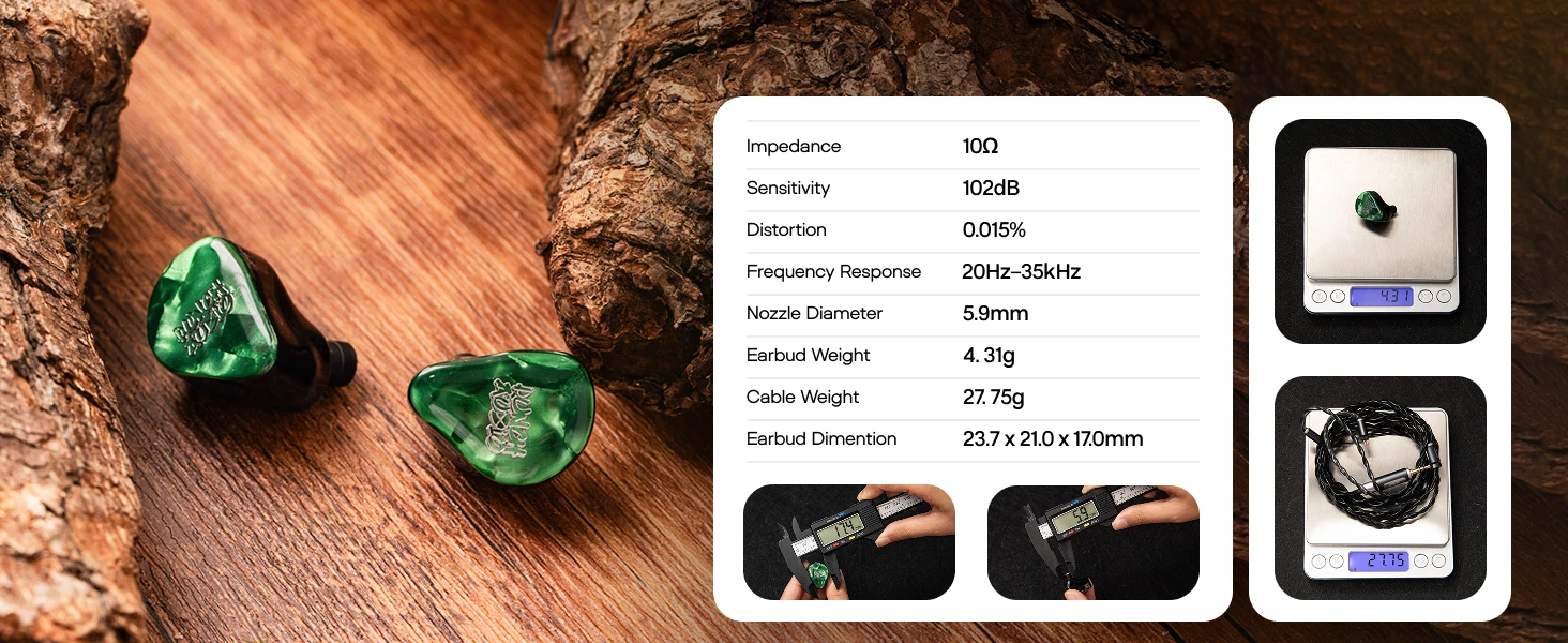 Vorbestellung: Linsoul Punch Audio Portazo 1DD + 2 Planar-Treiber IEM-Kopfhörer mit kraftvollem Bass und ultra-klaren Höhen – Detail 4