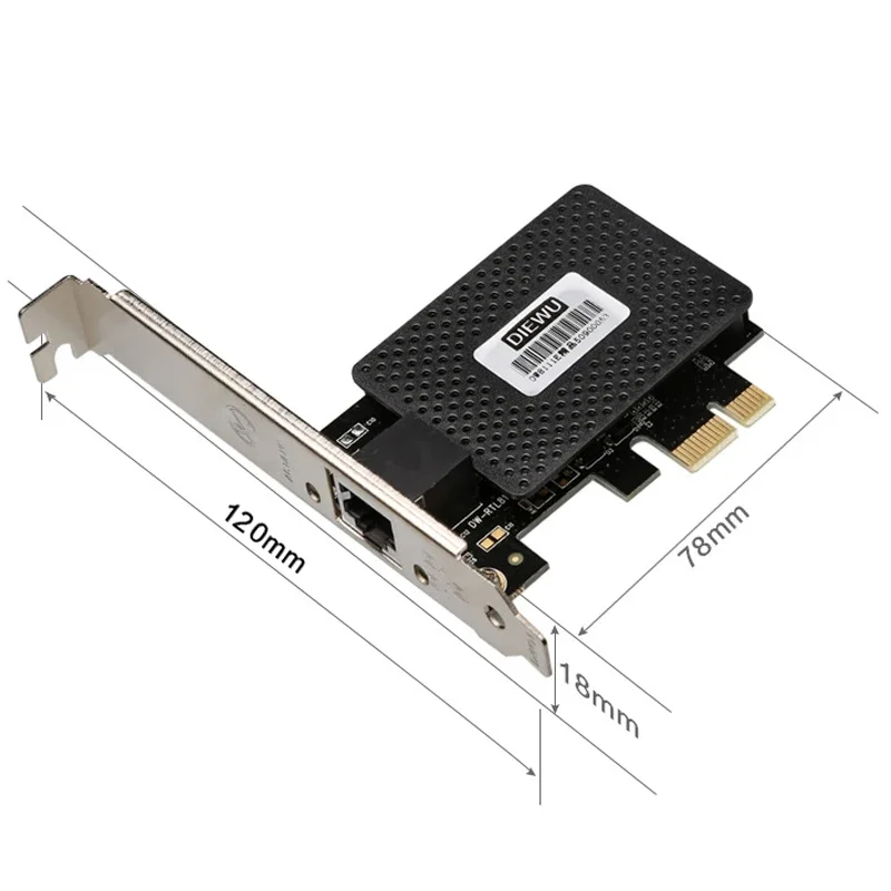 Scheda LAN PCI-E Express Ethernet di rete Gigabit 10/100/1000M RTL8111e PCI exprss Gigabit