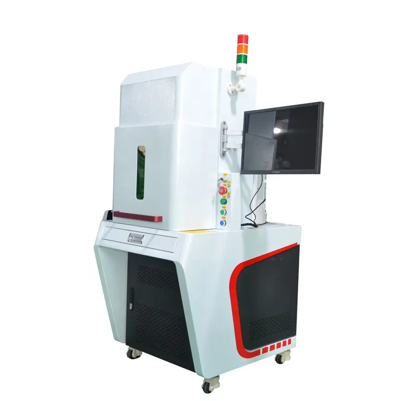 2026 Raycus MAX Fiber Laser Marking Machine with Semi-Enclosed Protective Cover 100W Power for Cutting Gold Silver Copper Jewelr