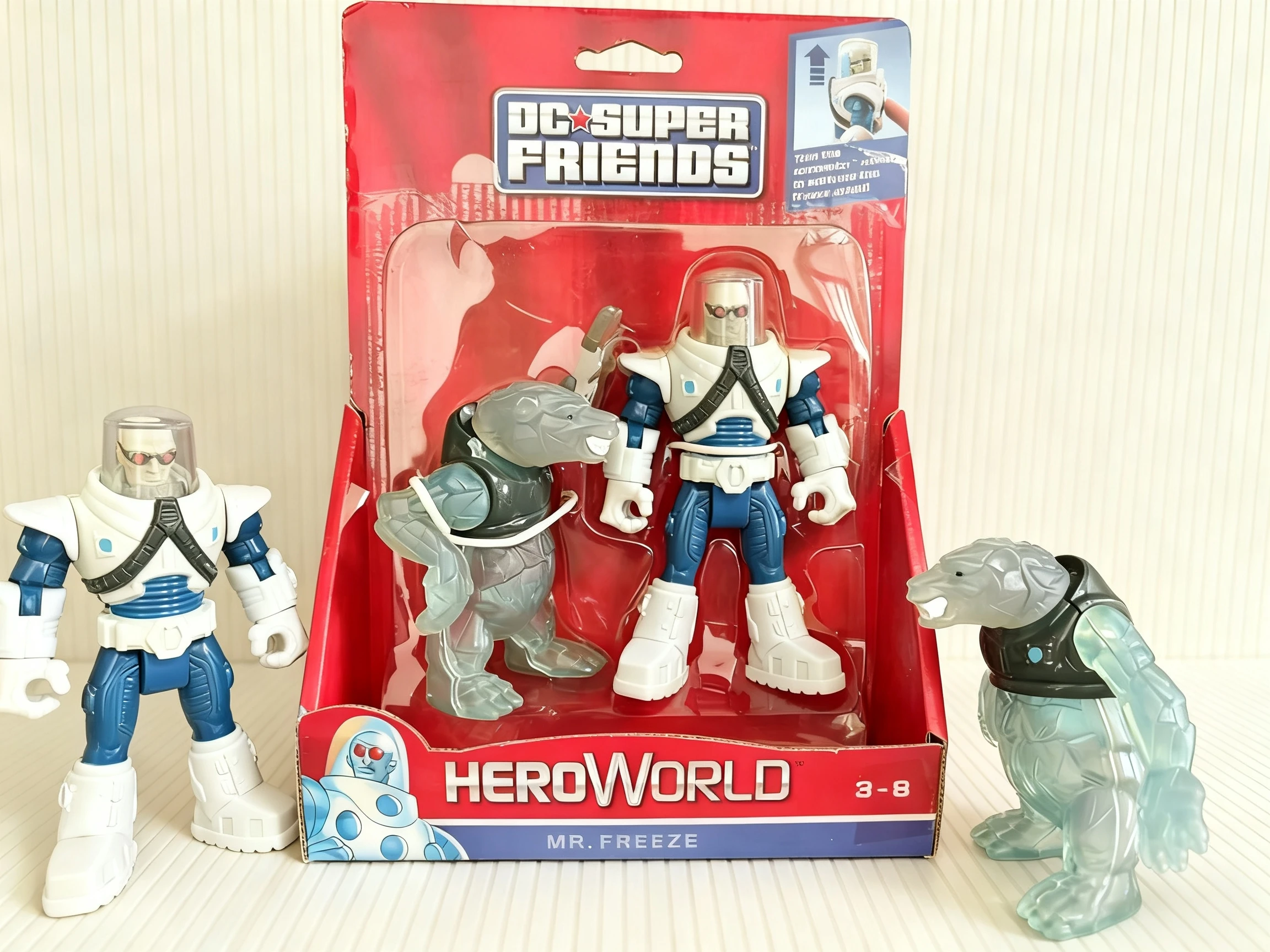 Mister Freeze DC Super Hero HeroWorld Fisher-Price Action Figure-Brinquedos colecionáveis para crianças Genuíno DC Comics Hero Action Figure