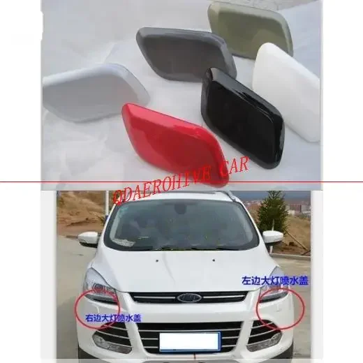 

Front Headlamp Headlight Washer Spray Nozzle Cover Cap For Ford Kuga 2012-2016 Escape 2017 2018 2019