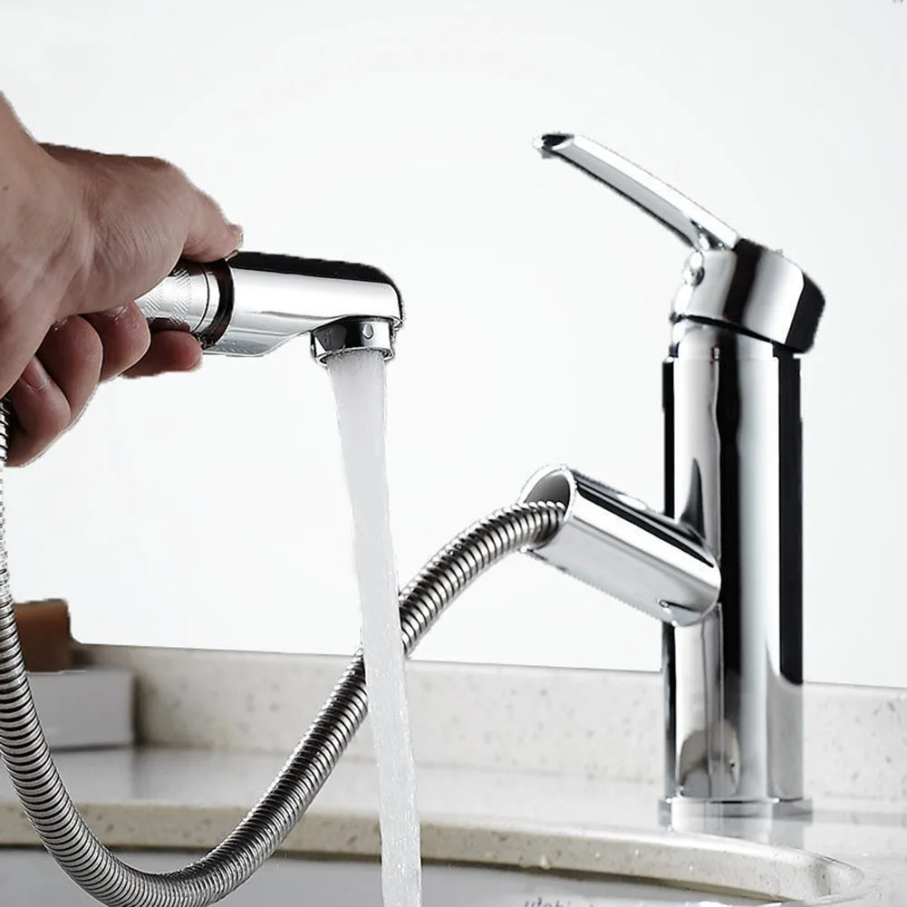 Kitchen Sink Shower Pull-out Handheld Shower Head Water Tap Sprinkler Kitchen Sinks Faucet Flexible Hose Bath Accessories