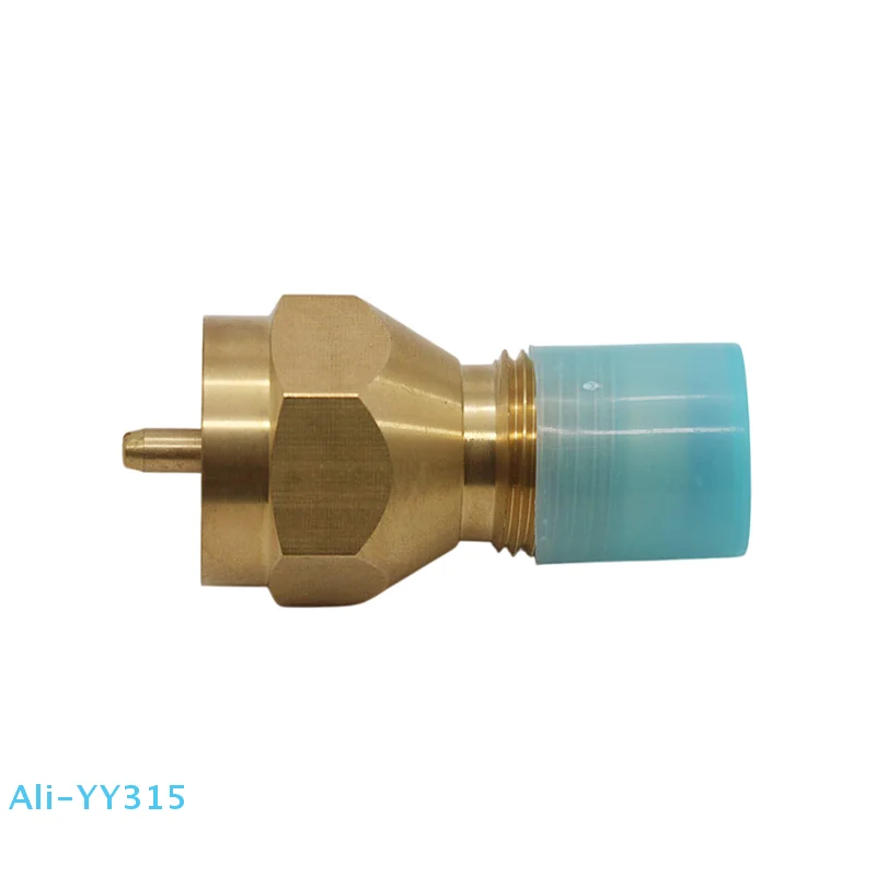 【Y】Propane Tank Refill Adapter Gas Cylinder Canister Filler Coupler Brass Accessories For 1LB Small Cylinders