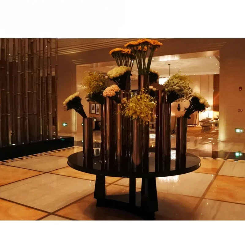 Hotel entrance decoration cabinet, hotel corridor lobby decoration entrance cabinet