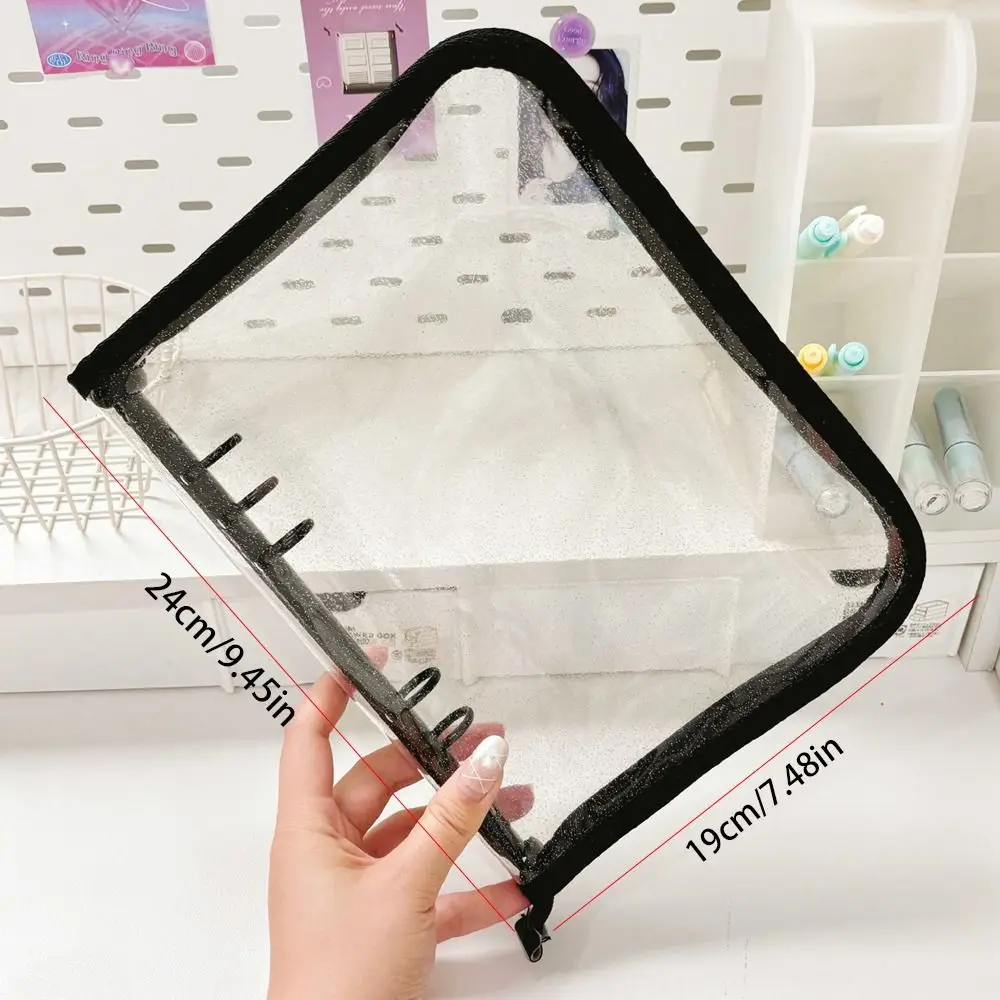 Página interna a5 fichário photocard titular pvc álbum capa álbum de fotos fichário foto cartão titular cartão de armazenamento livro