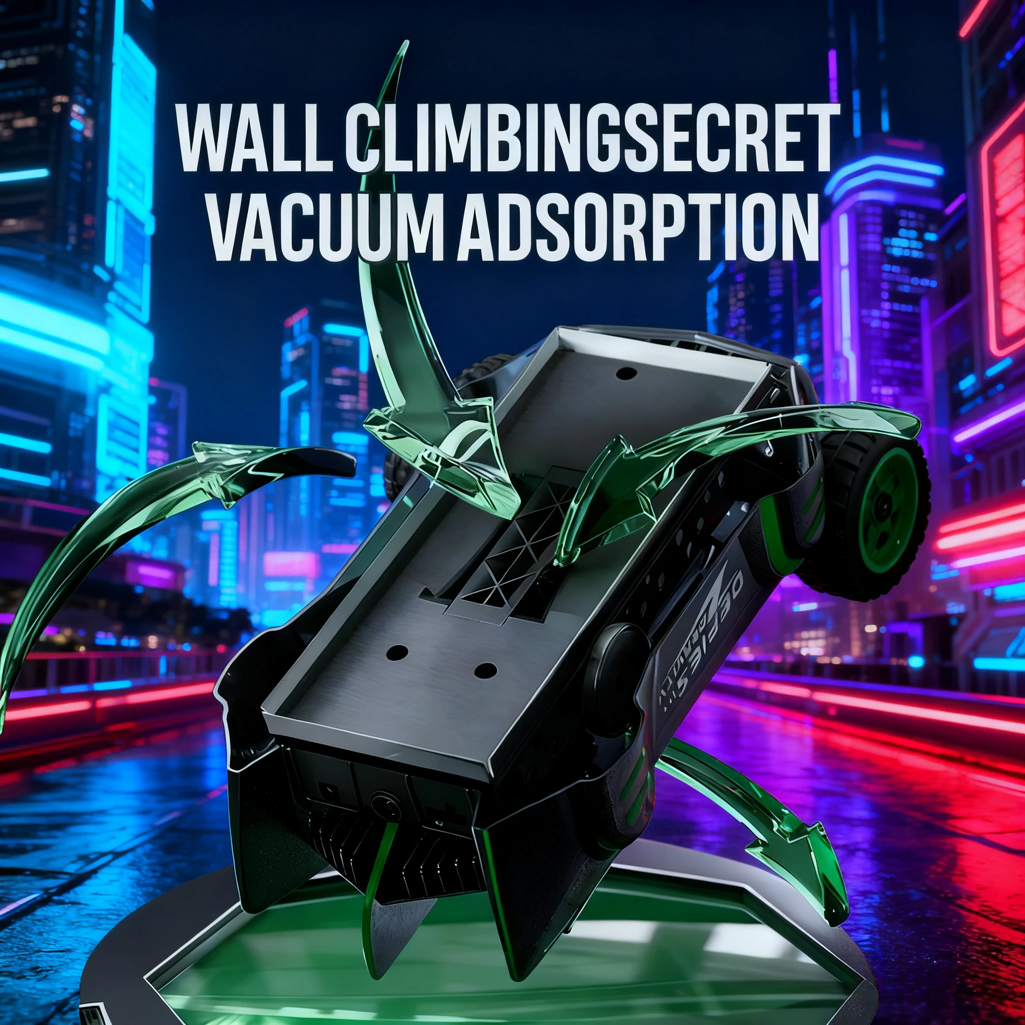 Carro de escalada de parede RC anti-gravidade para crianças - luz laser perseguindo 2.4G USB recarregável brinquedo dublê presente de feriado