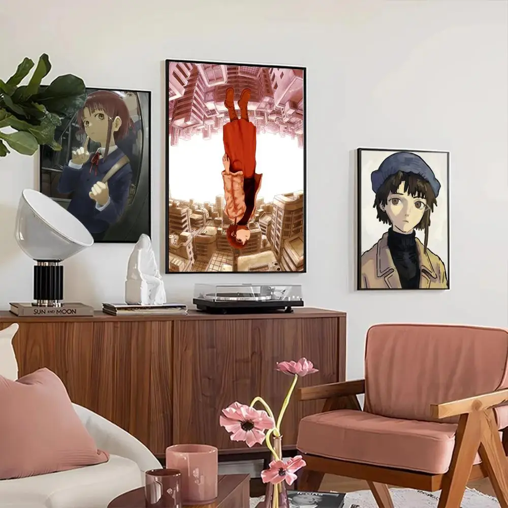 

Lain Poster Classic Movie Posters Waterproof Paper Sticker Coffee House Bar Decor Art Wall Stickers