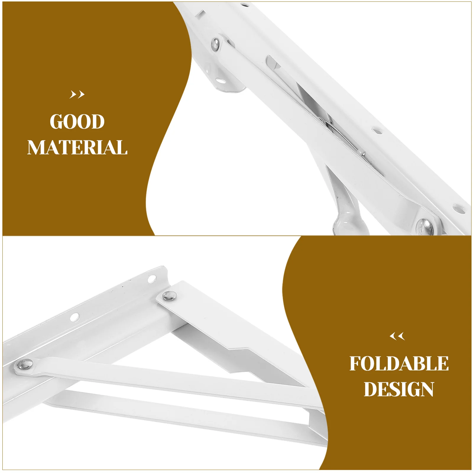 

Heavy Duty Metal Shelf Brackets Floating Wall Support for Home Office Kitchen Storage Decorative Bracket Support Bracket