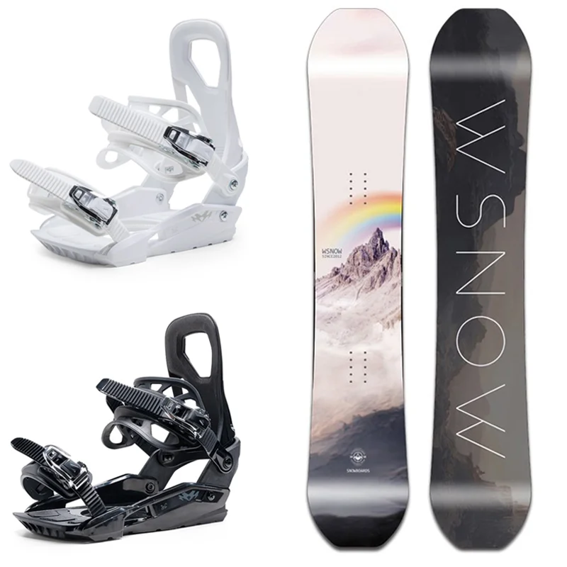 

2025 Full Mountain Snowboard Two-piece All-round Adult Snowboard Holder Men's and Women's Flat Chest Snowboard Set