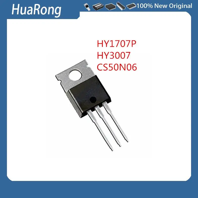 20PCS/LOT     HY1707   HY1707P     HY3007   HY3007P    68V 120A       CS50N06    60V 45A   TO-220-3