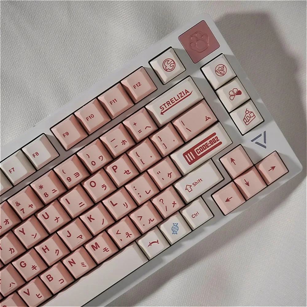 El juego de teclas Darling Keycap Cherry PBT con tecnología de sublimación es adecuado para teclados como HI75 61 84 96 98 99 104 F87