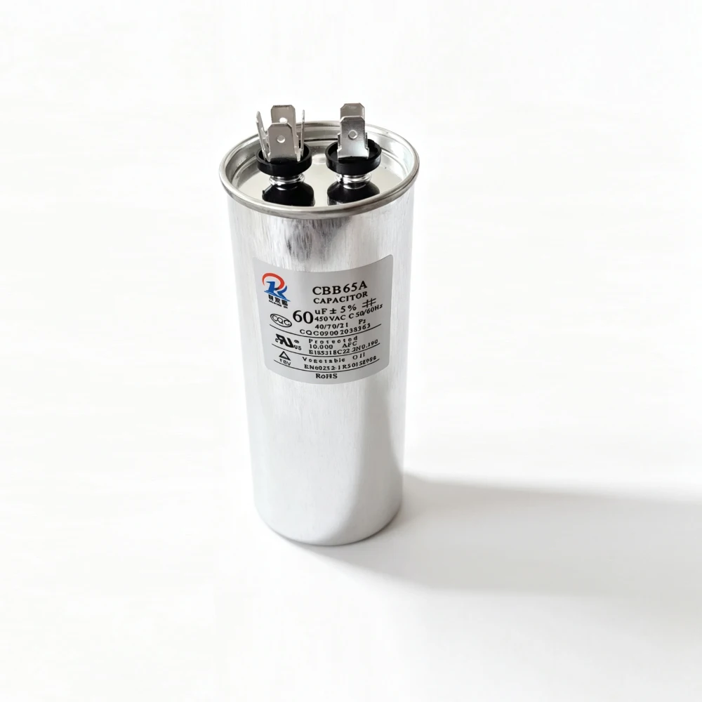 AC Motor Capacitor Air Conditioner Compressor Capacitor CBB65 450VAC 45uF 50uF 60uF