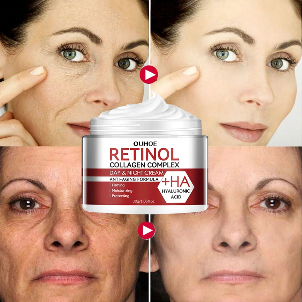 Retinol usuwa zmarszczki krem do twarzy wzmacniający ujędrnienie przeciwstarzeniowe zanika drobne linie nawilżające kosmetyk rozjaśniający cerę koreańskie kosmetyki