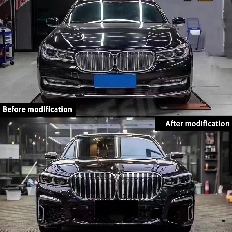 Good quality front and rear bumper grille hood body kit for BMW 7 series G11 G12 2016-2019 upgrade to 2020 new appearance