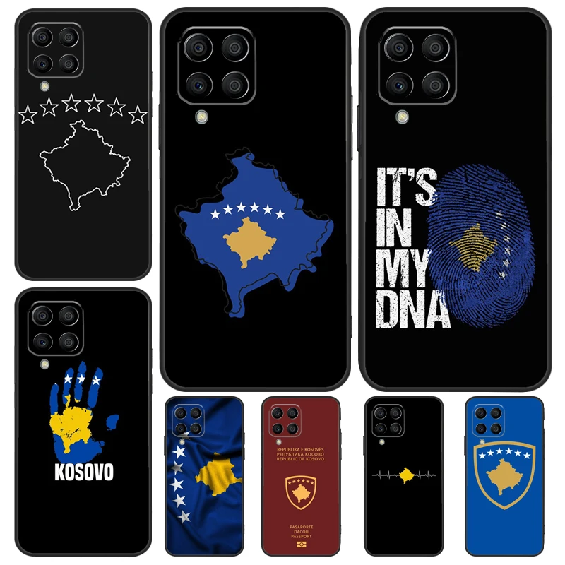 Kosovo Passport Flag Case For Samsung Galaxy M20 M14 M34 M54 M13 M23 M33 M53 M21 M51 M30s M31s M12 M32 M52 Cover