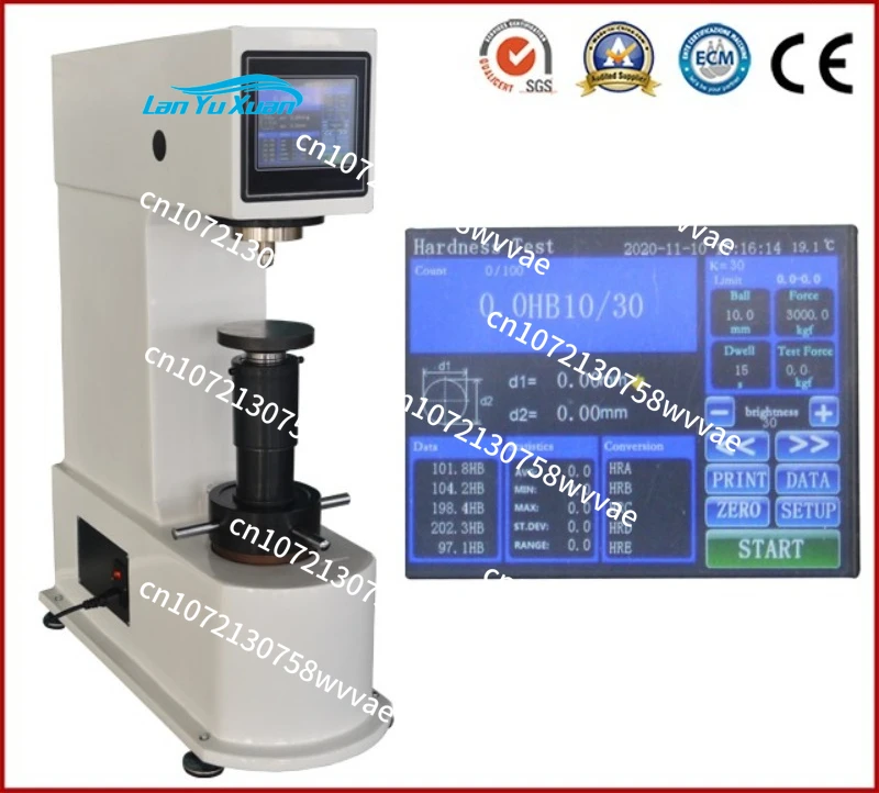 

High Precision Brinell Hardness Tester with Brinell Indenter and Block