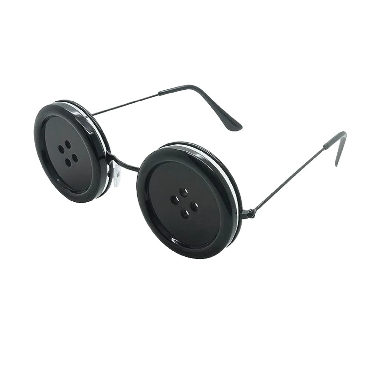 1 قطعة/2 قطعة كورالينز زر عيون نظارات هالوين تأثيري نظارات الدعائم الجدة مضحك نظارات لأخرى الأم زي اكسسوارات #2