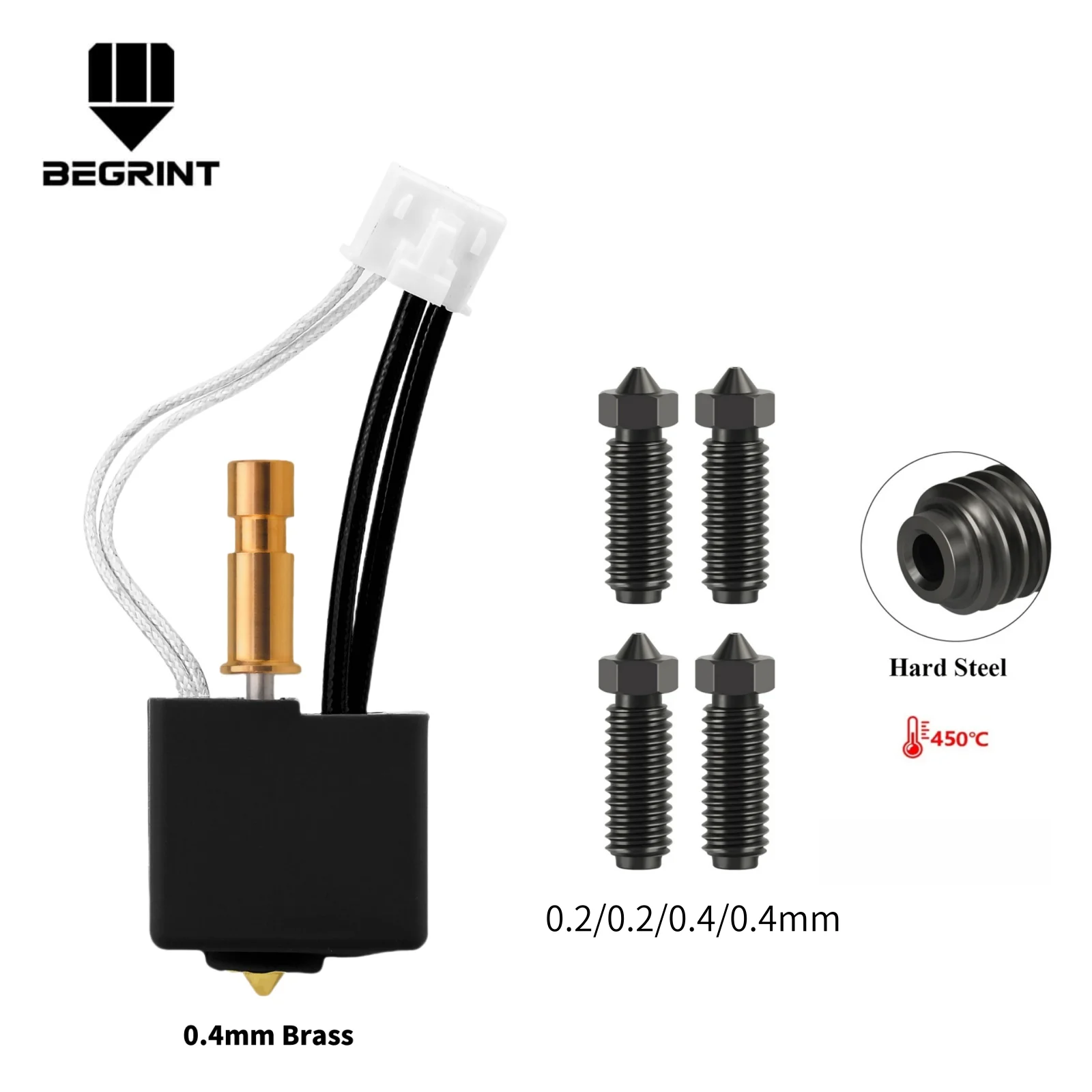 Upgrade Bimetall Hotend Kit für Anycubic Kobra S1/S1C Bi Metall Heatbreak Hot End Kit für Kobra S1 3D Drucker Ersatzteile