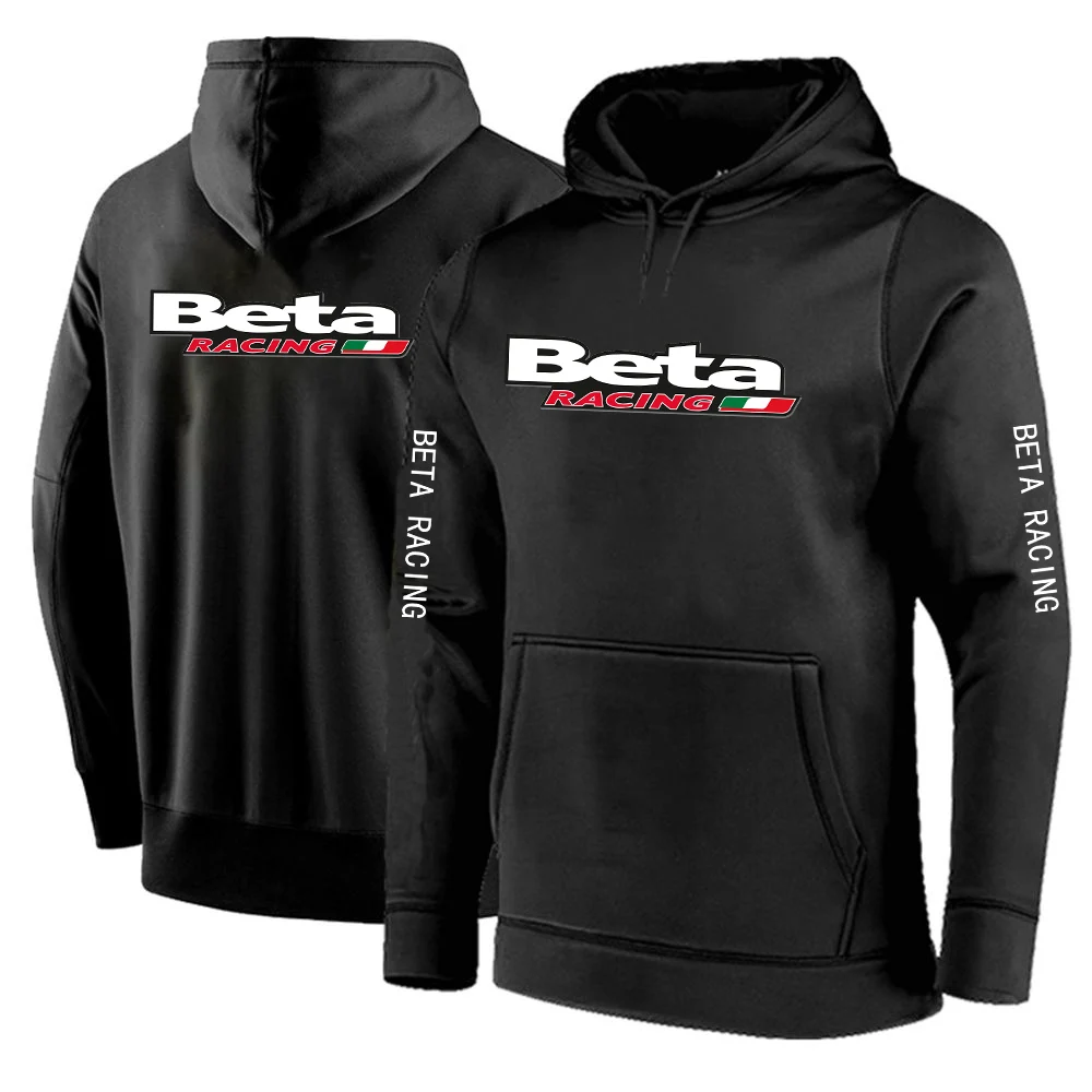 Beta Racing Motocross 2023 Men's New Print Fashion Hoodie Comfortable Sweatshirt Harajuku Hooded Jackets Solid Color Casual Coat