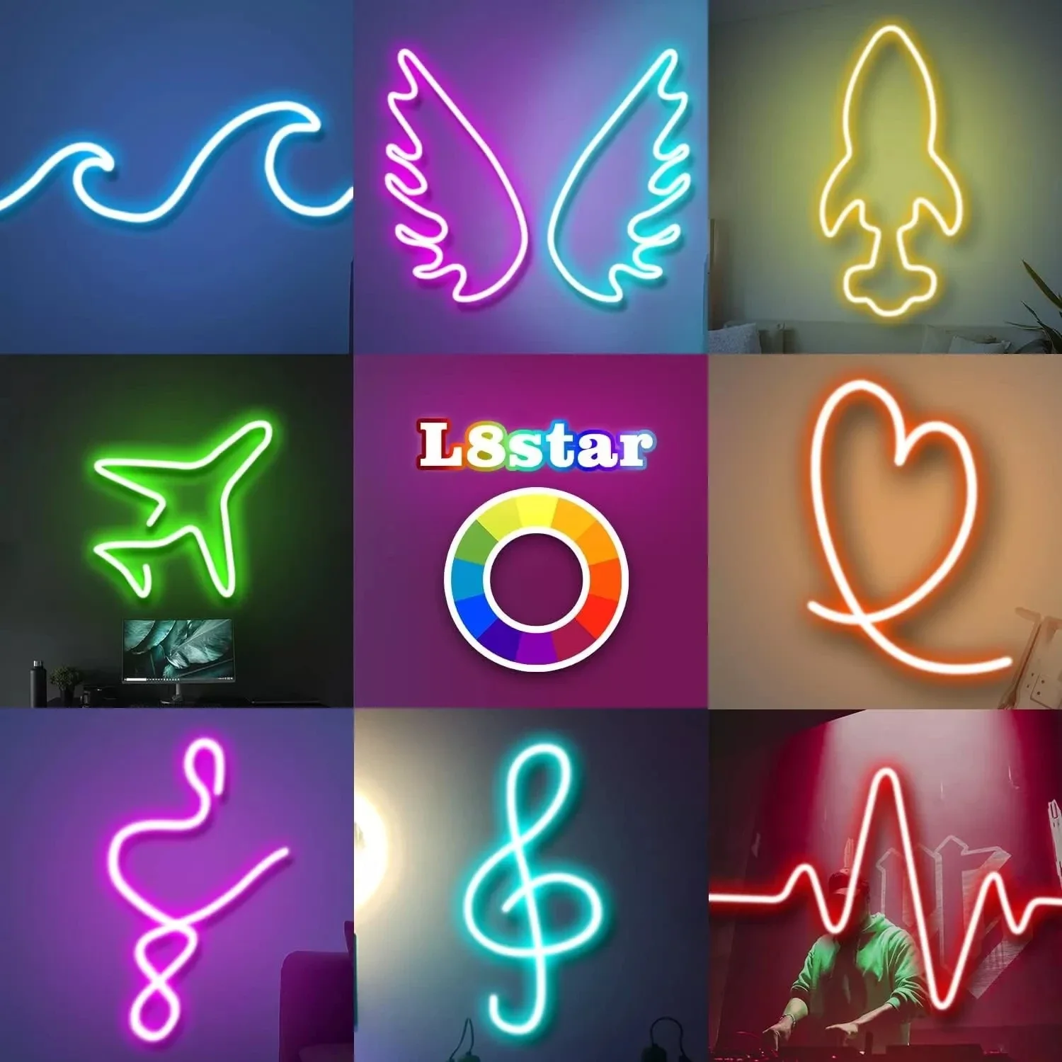 24V LED Strip Light Bluetooth Waterproof RGB Neon Light With Remote Control Music Sync DIY Bedroom Home Decoration Ambient Light