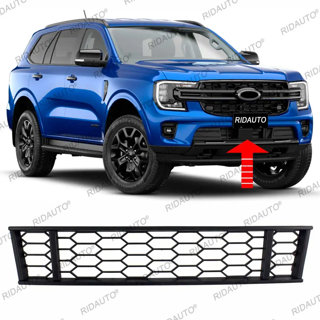 Front Bumper Lower Mesh Grille Small Bumper Grill Accessories For FORD Everest 2023-2025+ Pickup Truck Grills ABS Plastic Grille