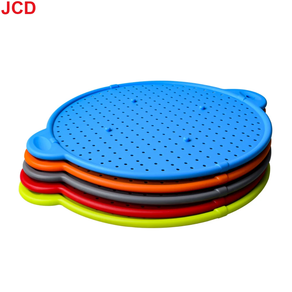 Hot Splatter Screen Guard Kitchen sottopentola coperchio della pentola coperchio della padella Silicone Spill stopper Wash Strainer Hook Design High