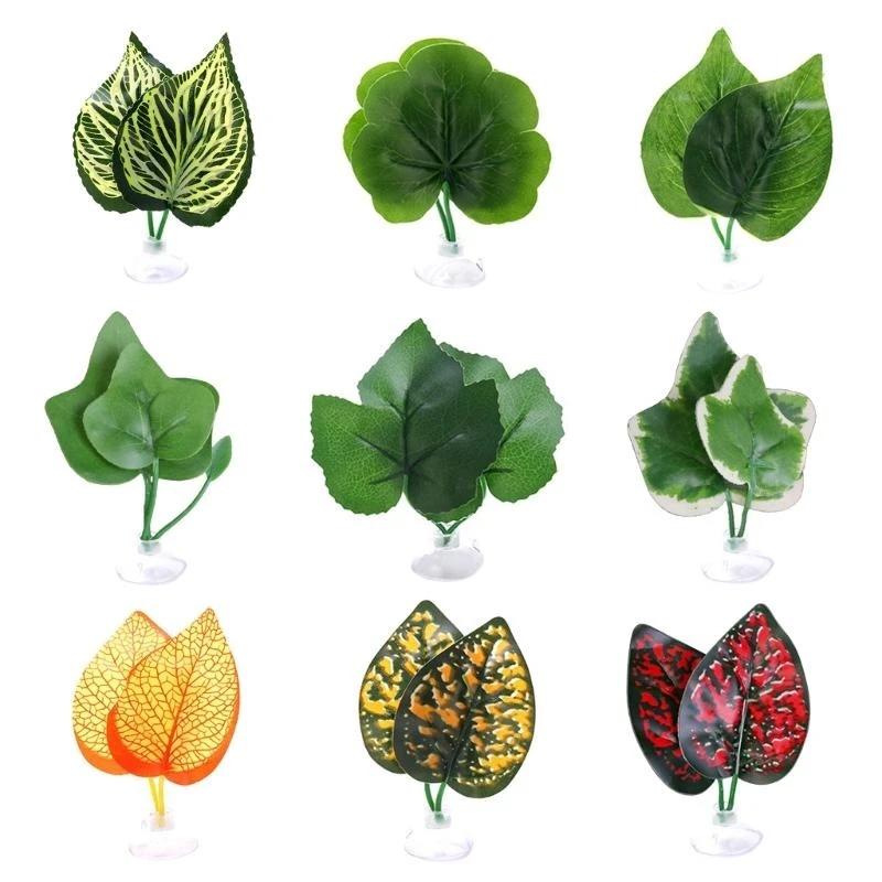 G92C Giường lá toàn Môi trường tự nhiên Betta Fish Spawning Pad Aquariums Trang trí