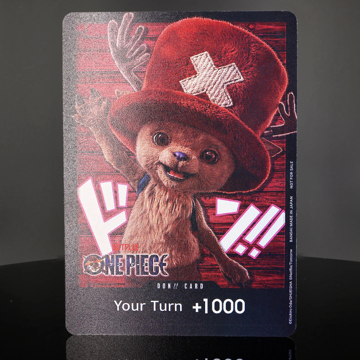 

10pcs/set Netflix Chopper DON card One Piece TCG OPCG English Promo Tony Tony Chopper Live Action DON Anime Collectible Cards