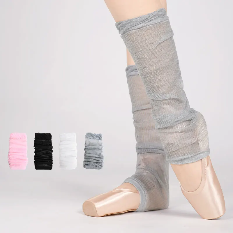 Girls Women Ballet Leg Warmers Hosiery Dance Long Socks Ruffles Knee Socks Ballet Stockings Ballet Leg Protector Ballet Socks