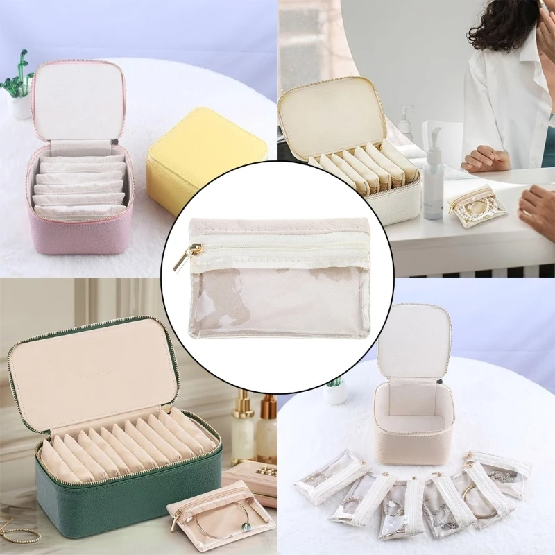 Waterproof Jewelry Accessory Delicate Accessory Container Neat Jewelry for Earrings and Rings