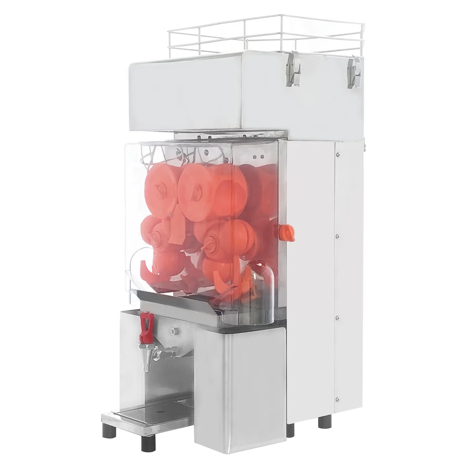 The whole process of visualizing fresh orange juice machine fresh juice extractor 110-220v