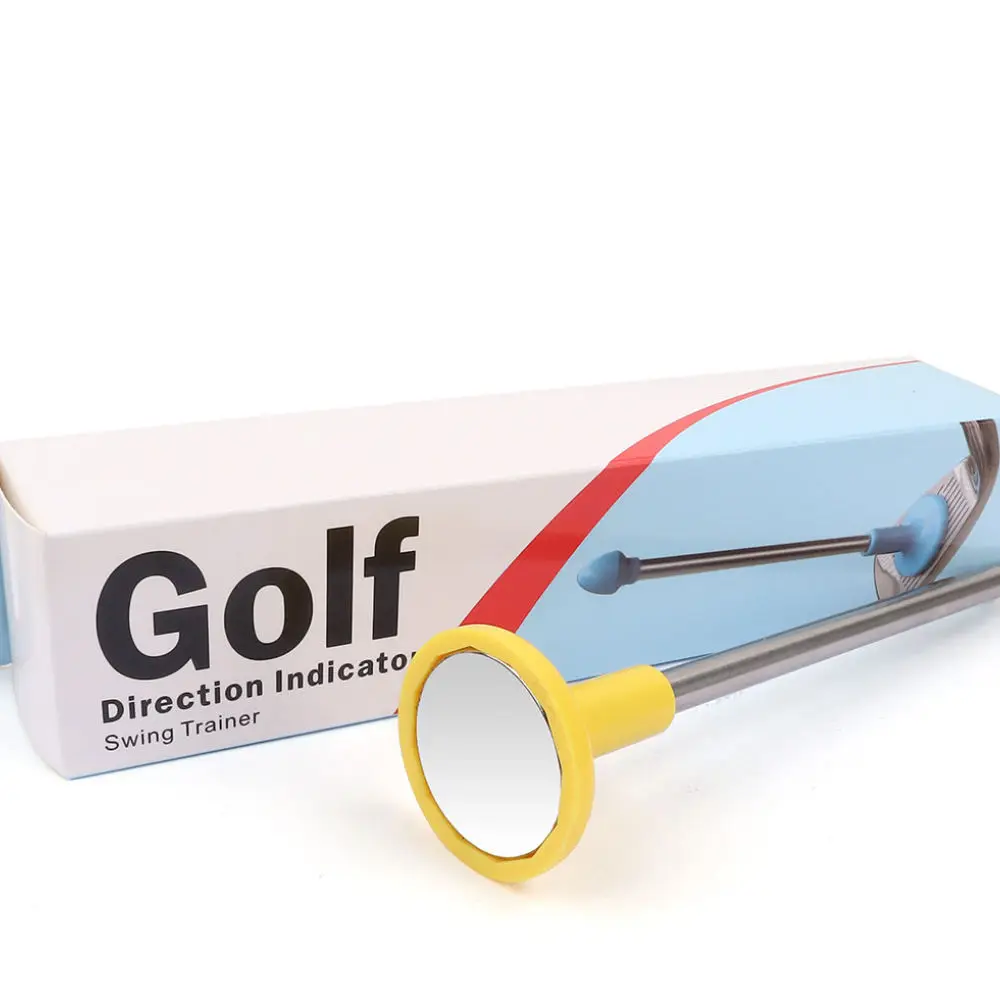 Golf Training Aid Swing Path Alignment Indicator Putting Practice Correction Accessory Portable Stainless Golfing Equipment