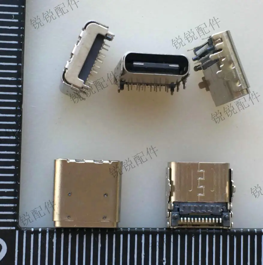 For notebooks computers mobile phones USB3.1 TYPE C female seat front plug and rear stick USB3.1 socket connector