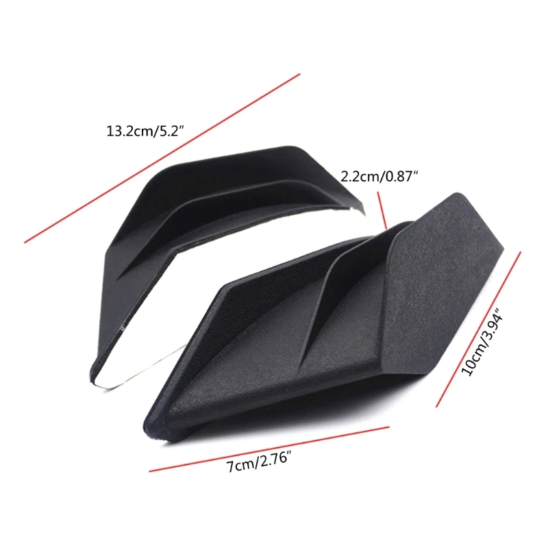 Motorrad Universal Aero Winglets Front verkleidung Renn spoiler Verkleidung flügel – Detail 18