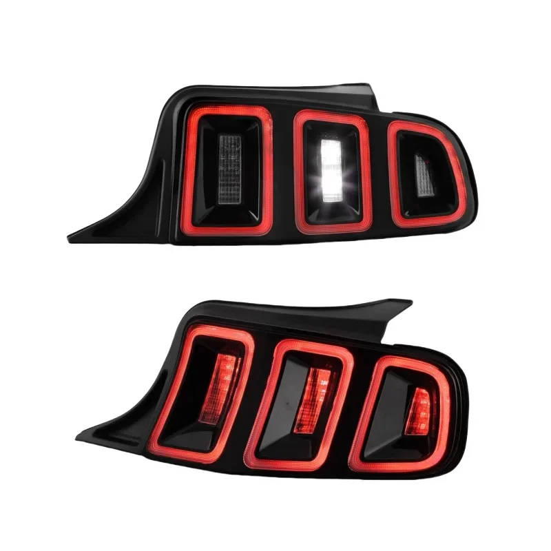 1 زوج 2x الفرامل الخلفية الضوء الخلفي الذيل ضوء وقف الضوء لفورد موستانج 2010 2011 2012 2013 2014 #4