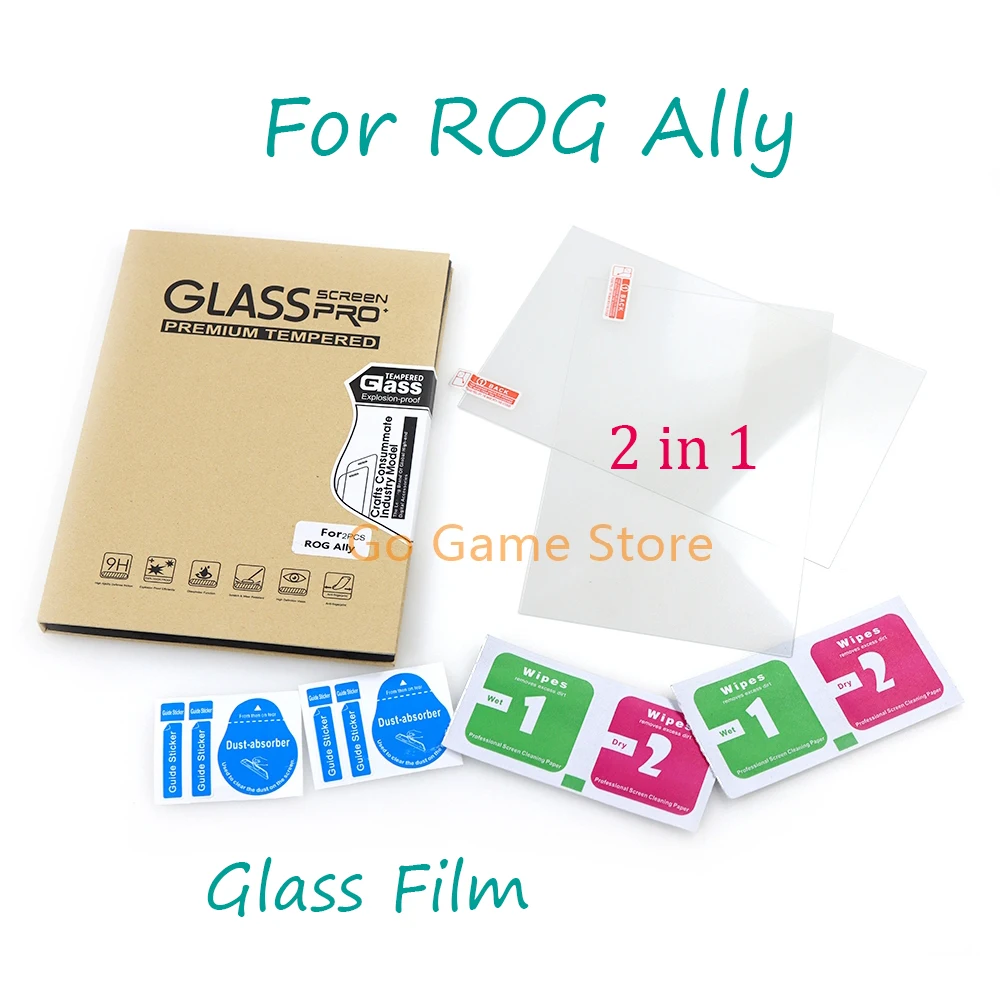 

1pc For Asus ROG Ally Game Console Anti-scratch 9H Tempered Glass Screen Protective Film with Package