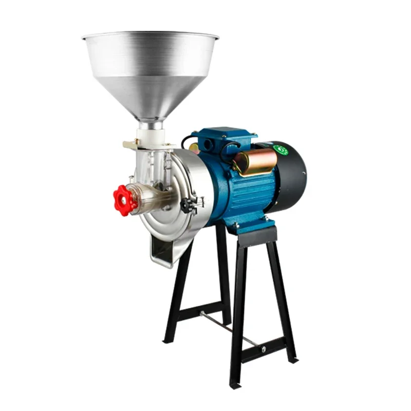 2200W Commercial Grain Grinding Machine Stainless Steel Head Soymilk Miller Rice Milk Machine Tofu Grinder Machine Household