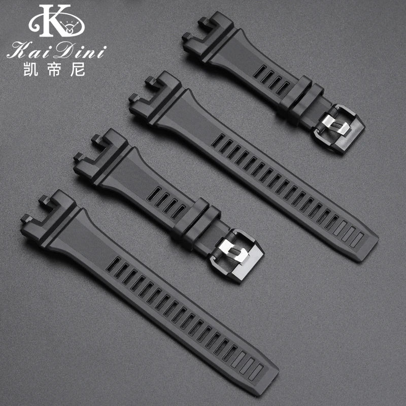 اكسسوارات الساعة ل كاسيو GBA-900 الرجال حزام الرياضة سوار مقاوم للماء GBA 900 الراتنج استبدال بولي TPU سيليكون حزام الساعات