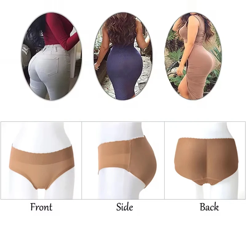 Butt Lifter Shaper Panties Hip Pads Shapewear Push Up Booty Enhancer Control Panties Invisible Underwear Fake Ass For Women