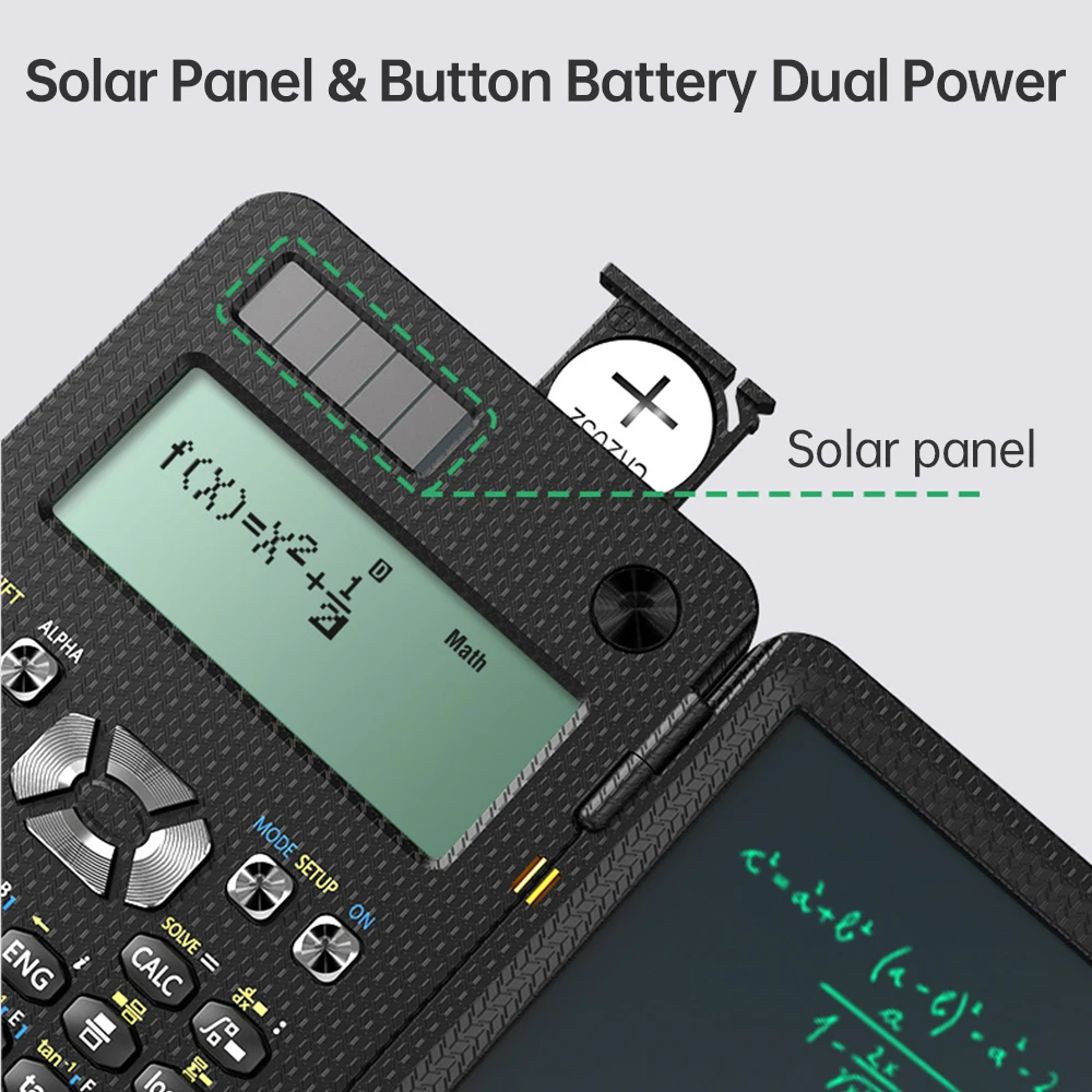 Description Picture 6 of item991ES Desktop Scientific Calculator with Notepad Graphic Calculator Multi-Functional LCD Writing Tablet 4-Line Display 417